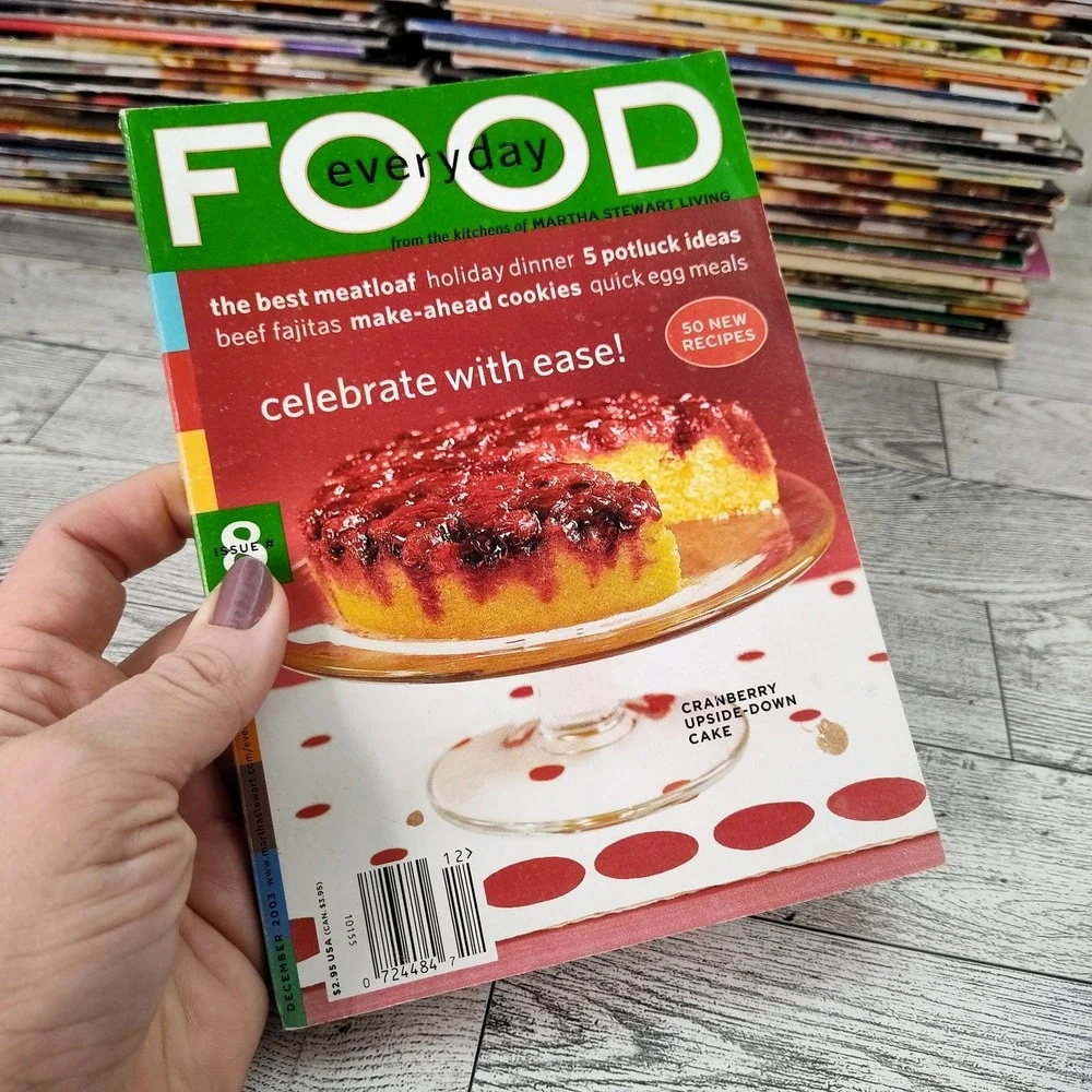 Everyday Food Magazine Cookbook Booklet Dec 2003 Y2K Recipes inc cozy casseroles